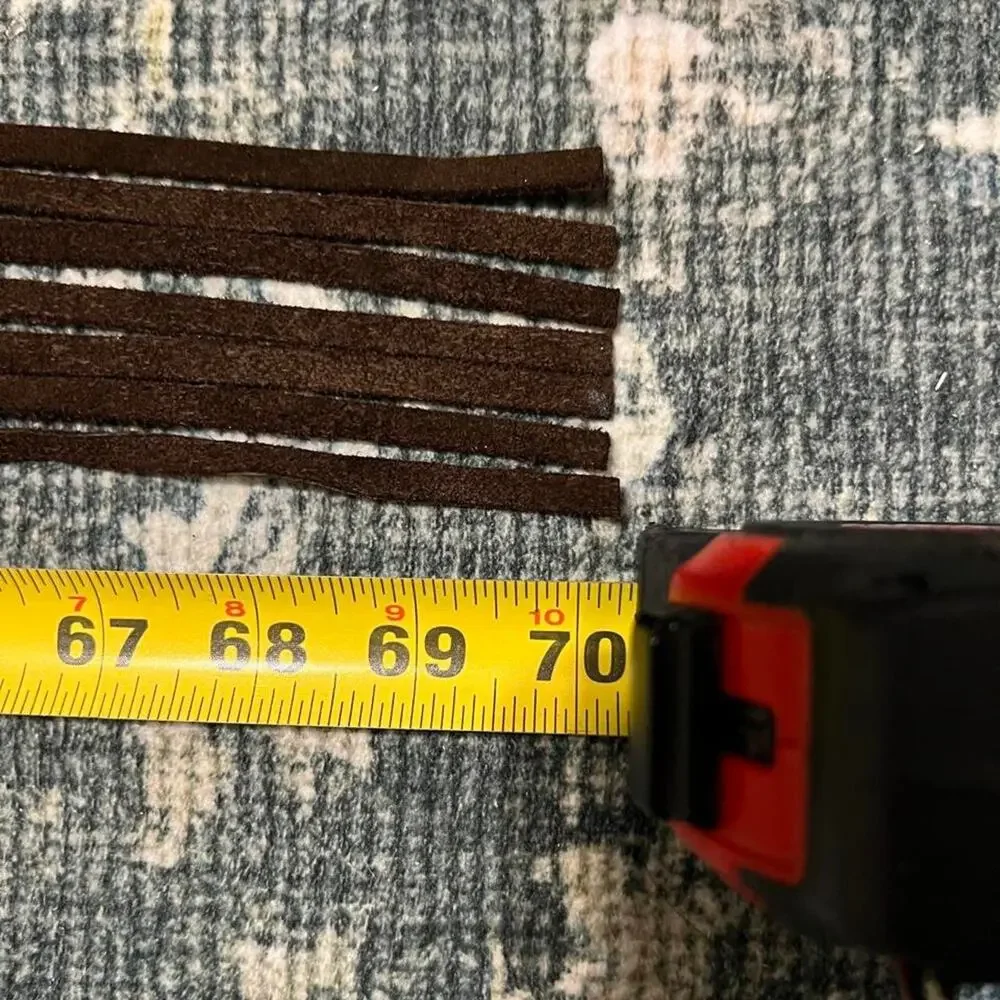 Vintage Boho Suede Fringe Belt/Scarf
